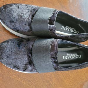 Cordani Black Velvet Shoe/Sneaker